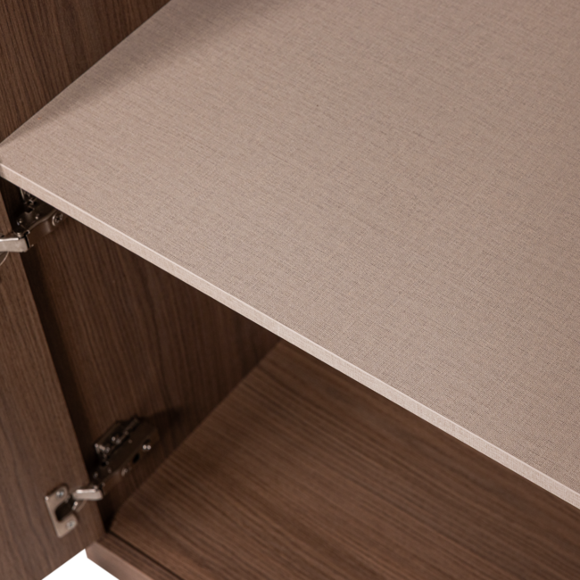 Woood Build Smalle Half Open Kast 54 Cm Eiken Decor Bruin [FSC]