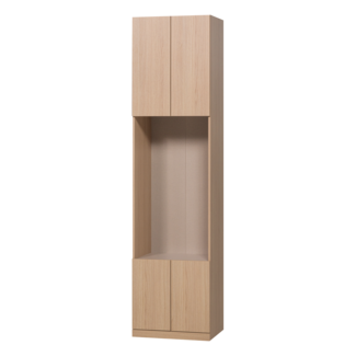 Woood Build Smalle Half Open Kast 54 Cm Eiken Decor Naturel [FSC]
