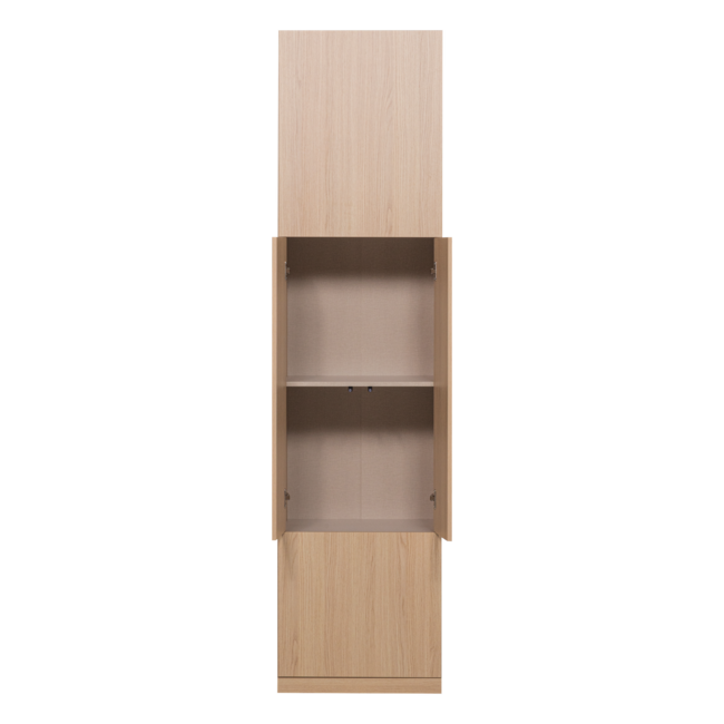 Woood Build Smalle Opbergkast 54 Cm Eiken Decor Naturel [FSC]
