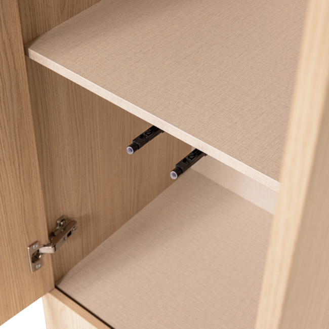 Woood Build Smalle Opbergkast 54 Cm Eiken Decor Naturel [FSC]