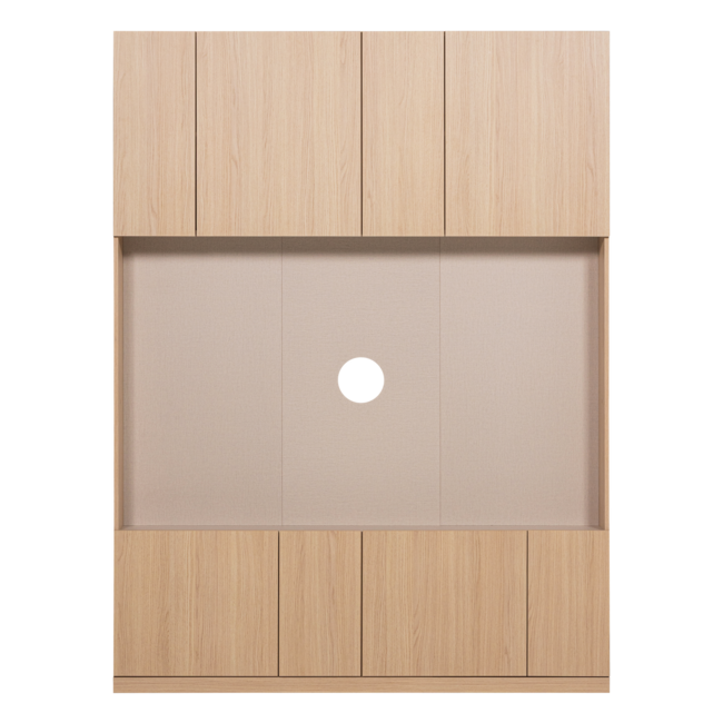 Woood Build Tv Opbergkast 160 Cm Eiken Decor Naturel [FSC]