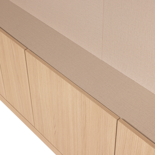 Woood Build Tv Opbergkast 160 Cm Eiken Decor Naturel [FSC]