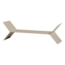 Woood Lorin Wandplanken Metaal Zand - Set Van 3