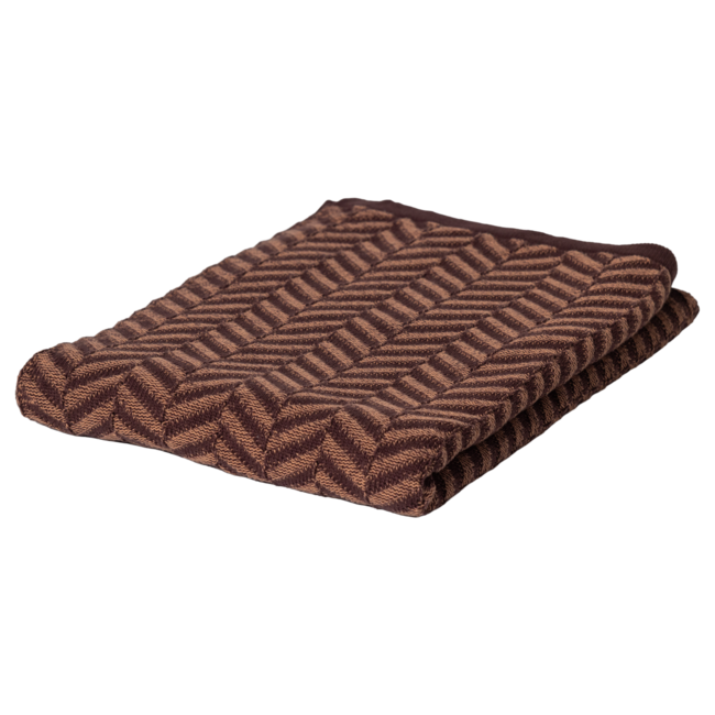 Woood Suna Plaid 130x170 Cm Katoen Bruin/Roze