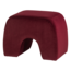 Woood Lucen Poef Velvet Bordeauxrood [FSC]