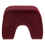 Woood Lucen Poef Velvet Bordeauxrood [FSC]