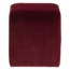 Woood Lucen Poef Velvet Bordeauxrood [FSC]