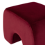 Woood Lucen Poef Velvet Bordeauxrood [FSC]