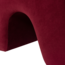 Woood Lucen Poef Velvet Bordeauxrood [FSC]