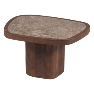 Woood Granu Salontafel Marmer/Mangohout Bruin [FSC]