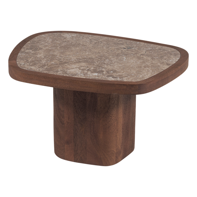 Woood Granu Salontafel Marmer/Mangohout Bruin [FSC]