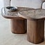 Woood Granu Salontafel Marmer/Mangohout Bruin [FSC]