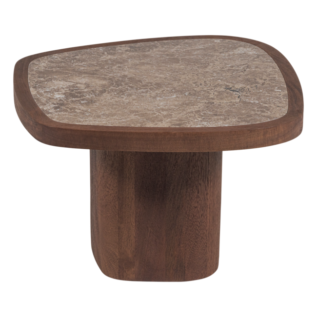 Woood Granu Salontafel Marmer/Mangohout Bruin [FSC]