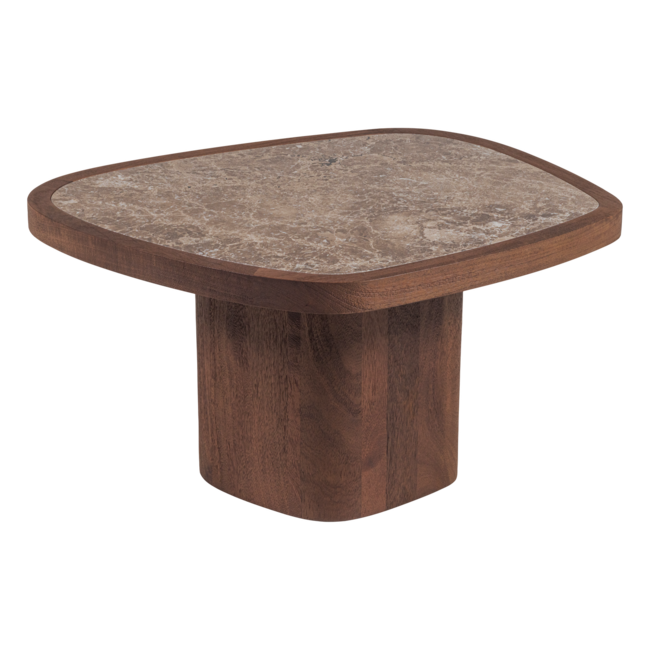 Woood Granu Salontafel Marmer/Mangohout Bruin [FSC]