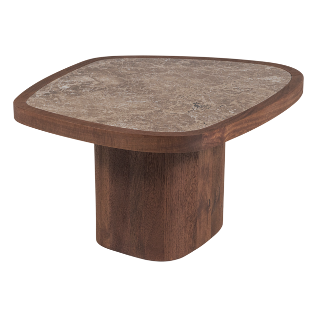 Woood Granu Salontafel Marmer/Mangohout Bruin [FSC]