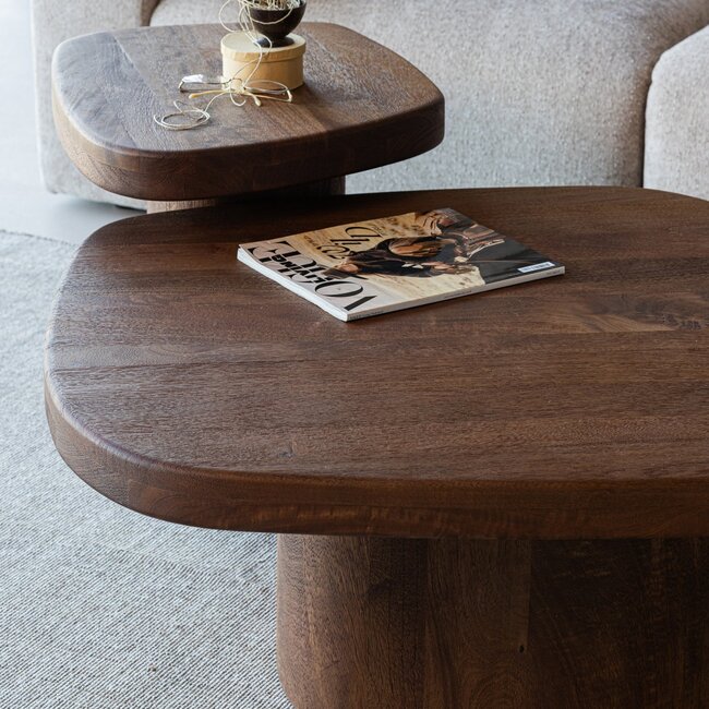 Woood Nodu Salontafel Mangohout Bruin [FSC]