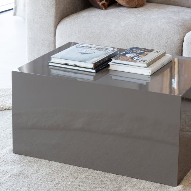 Woood Savo Salontafel Mdf Hoogglans Mokkabruin [FSC]