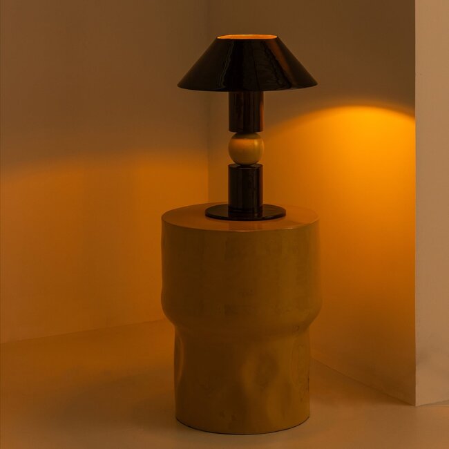 Woood Glowa Tafellamp Metaal Hoogglans Bruin/Geel