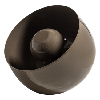 Woood Mero Tafellamp 25xo26 Cm Metaal Hoogglans Mokkabruin