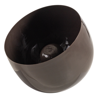 Woood Mero Tafellamp 34xo35 Cm Metaal Hoogglans Donkerbruin