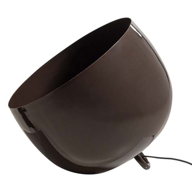 Woood Mero Tafellamp 34xo35 Cm Metaal Hoogglans Donkerbruin
