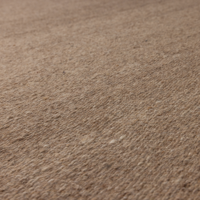 Woood Milio Organisch Vloerkleed 170x240 Cm Wol/Katoen Zand