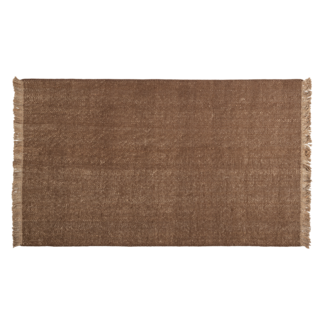 Woood Ruglio Vloerkleed 200x300 Cm Wol/Jute Bruin