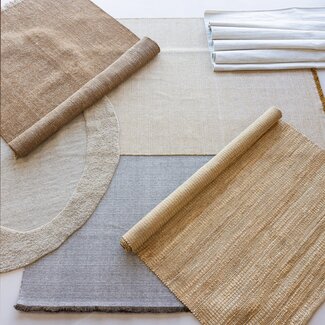 Woood Ruglio Vloerkleed 200x300 Cm Wol/Jute Bruin