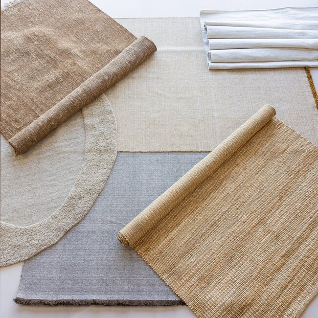 Woood Tepas Vloerkleed 200x300 Cm Jute Naturel