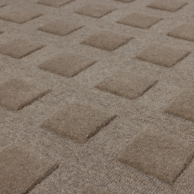 Woood Veya Vloerkleed 200x300 Cm Wol/Katoen Zand