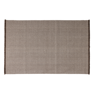 Woood Weavly Vloerkleed 170x240 Cm Wol Bruin/Naturel