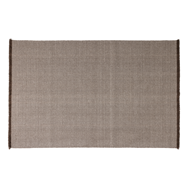 Woood Weavly Vloerkleed 170x240 Cm Wol Bruin/Naturel