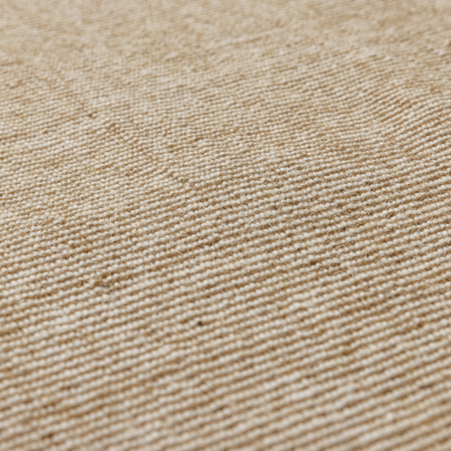 Woood Weavly Vloerkleed 170x240 Cm Wol Lichtbruin/Naturel