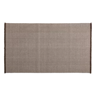 Woood Weavly Vloerkleed 200x300 Cm Wol Bruin/Naturel