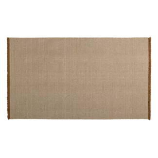 Woood Weavly Vloerkleed 200x300 Cm Wol Lichtbruin/Naturel