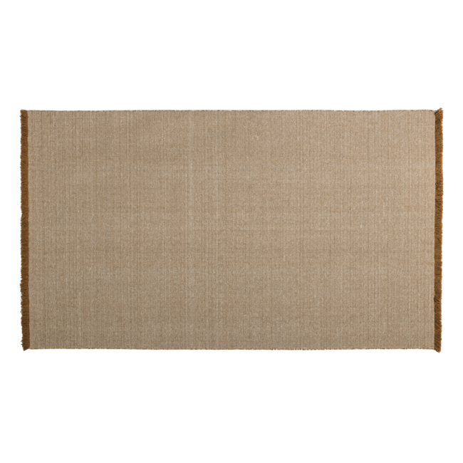 Woood Weavly Vloerkleed 200x300 Cm Wol Lichtbruin/Naturel
