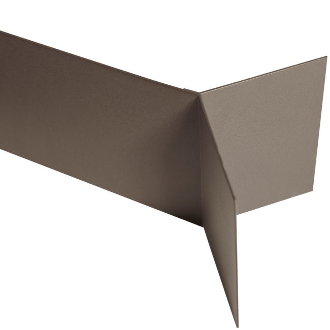 Woood Lorin Wandplanken Metaal Mokkabruin - Set Van 3