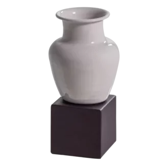 Woood Numo Wanddeco Set Vaas/Kubus 21x10 Cm Metaal Paars