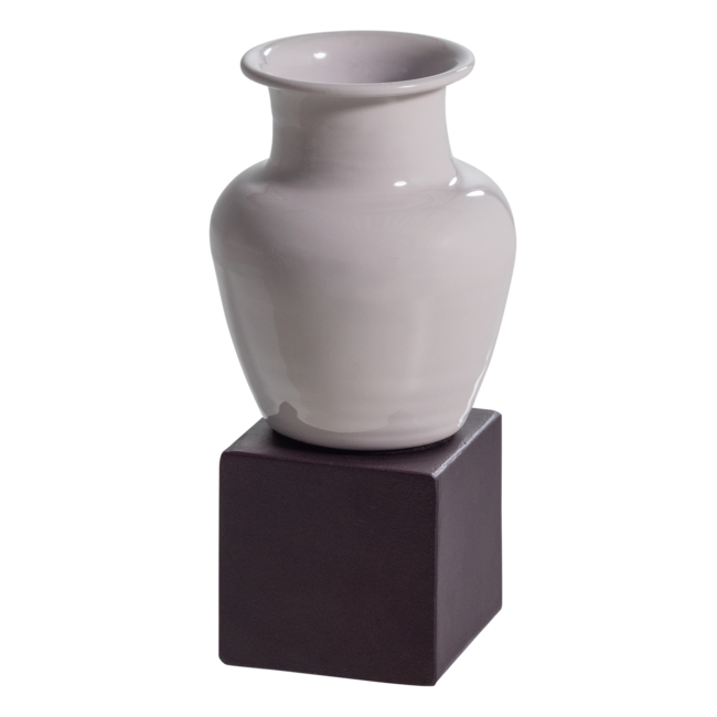 Woood Numo Wanddeco Set Vaas/Kubus 21x10 Cm Metaal Paars
