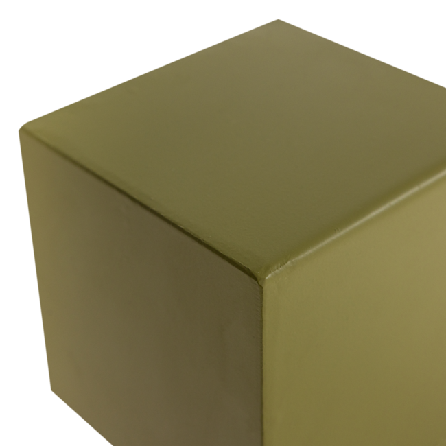 Woood Numo Wanddeco Set Vaas/Kubus 29x13 Cm Metaal Groen