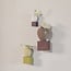 Woood Numo Wanddeco Set Vaas/Kubus 39x19 Cm Metaal Bruin