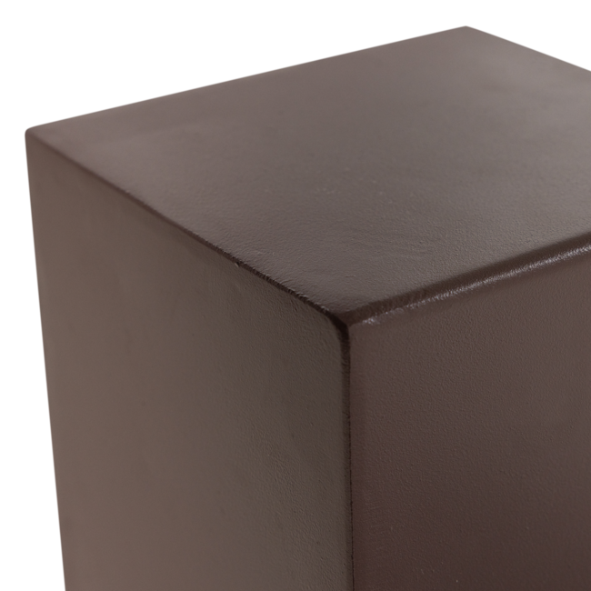 Woood Numo Wanddeco Set Vaas/Kubus 39x19 Cm Metaal Bruin