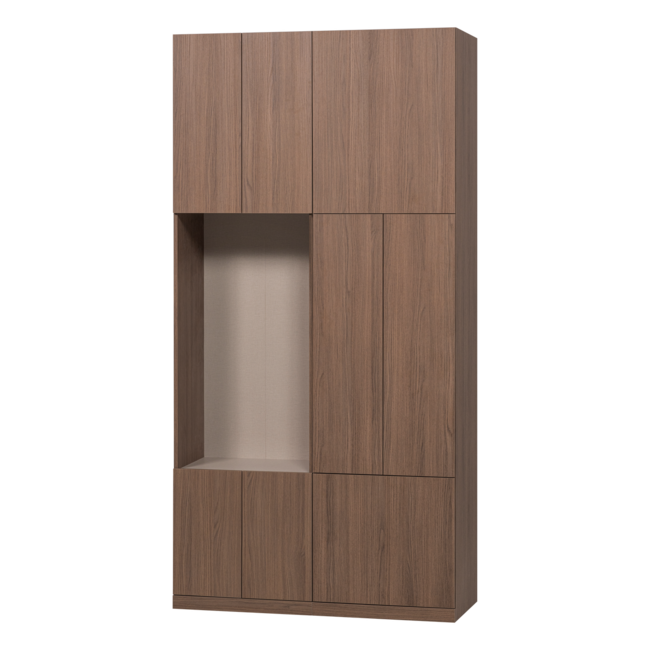 Woood Build Wandkast Combinatie 108 Cm Eiken Decor Bruin [FSC]