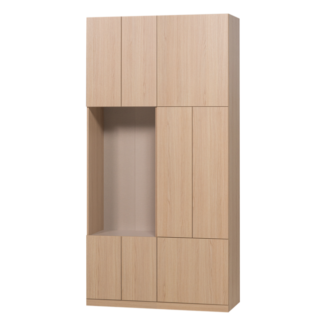 Woood Build Wandkast Combinatie 108 Cm Eiken Decor Naturel [FSC]