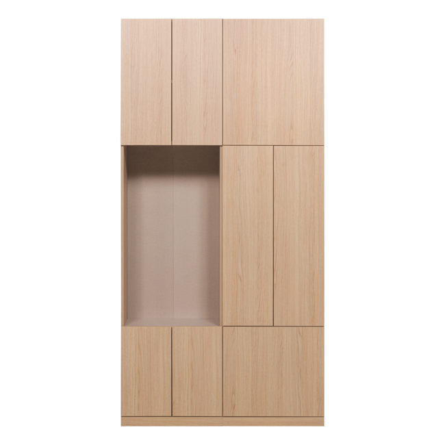 Woood Build Wandkast Combinatie 108 Cm Eiken Decor Naturel [FSC]