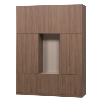 Woood Build Wandkast Combinatie 162 Cm Eiken Decor Bruin [FSC]
