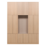 Woood Build Wandkast Combinatie 162 Cm Eiken Decor Naturel [FSC]