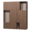Woood Build Wandkast Combinatie 188 Cm Eiken Decor Bruin [FSC]