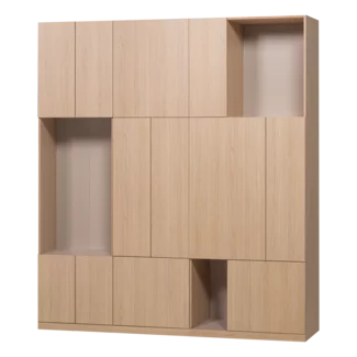 Woood Build Wandkast Combinatie 188 Cm Eiken Decor Naturel [FSC]
