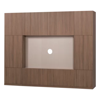 Woood Build Wandkast Combinatie 268 Cm Eiken Decor Bruin [FSC]